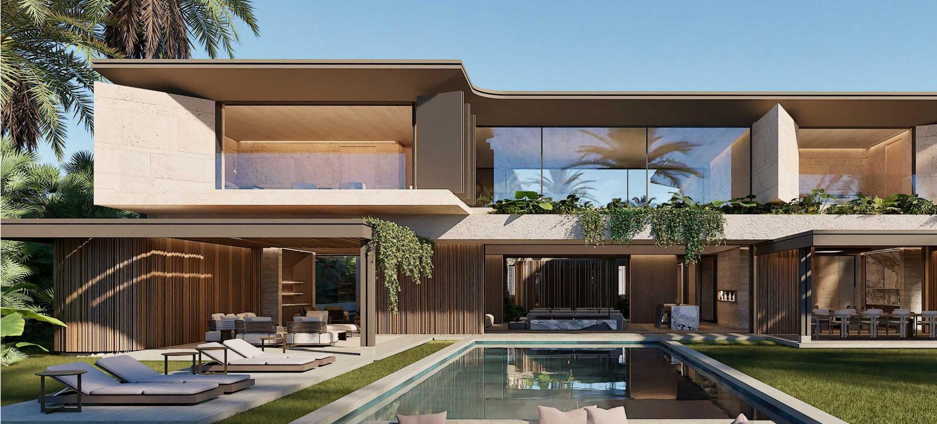 Villa de Eden Roc Estates con piscina