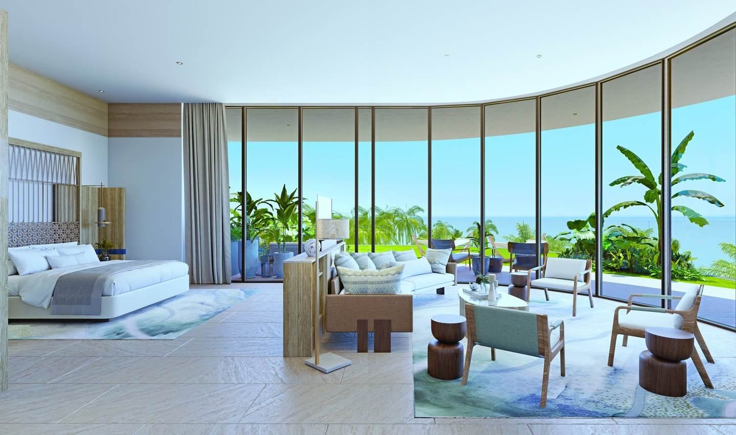 Suite principal frente al Caribe